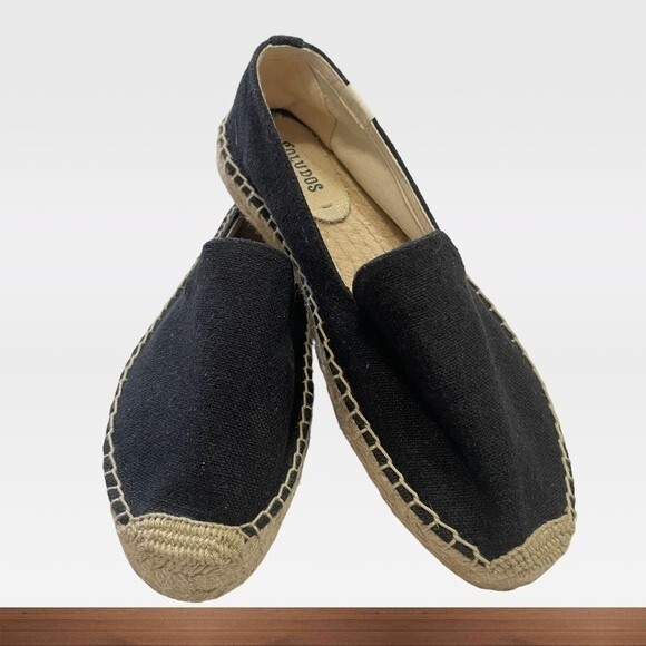 Soludos Platform Smoking Slipper Espadrilles, size 8.5 - Picture 1 of 9